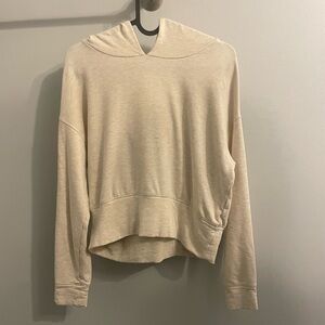 Aerie Cream Hooded Sweatshirt